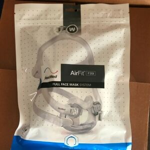 ResMed AirFit F30i Full Face Mask System - White and Blue